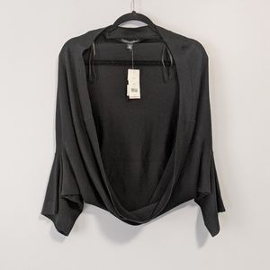 Banana Republic 3/4 Sleeve Black Shrug